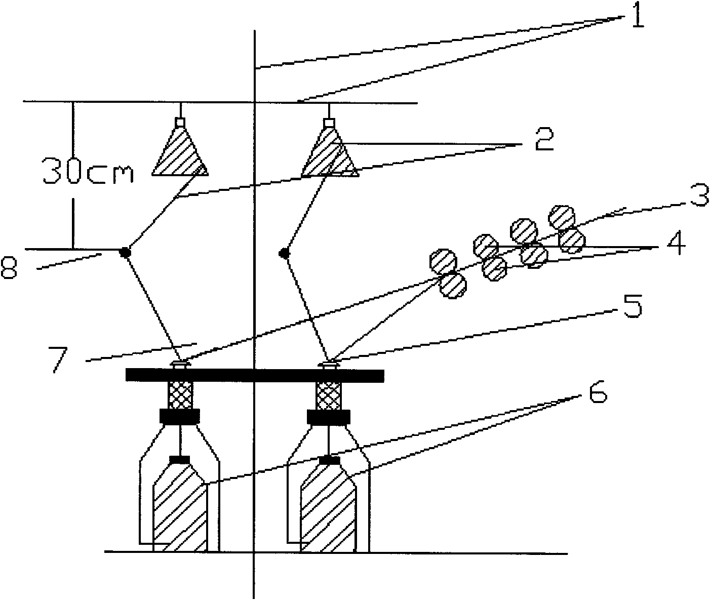 Method for producing embossed grain yarns by using bundling method