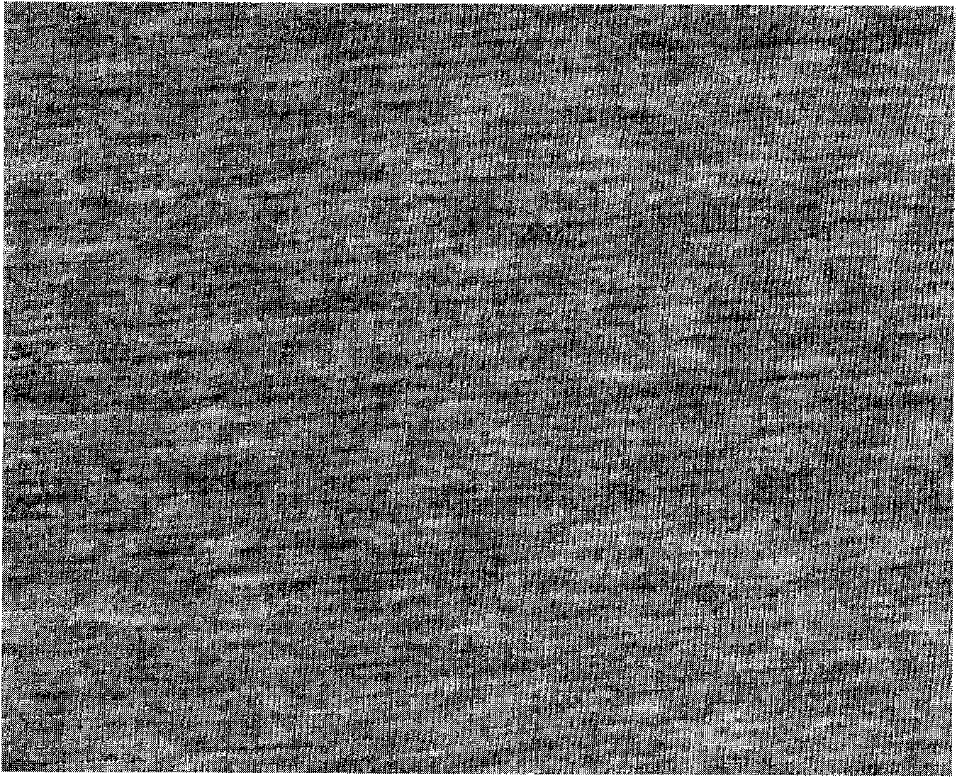 Method for producing embossed grain yarns by using bundling method