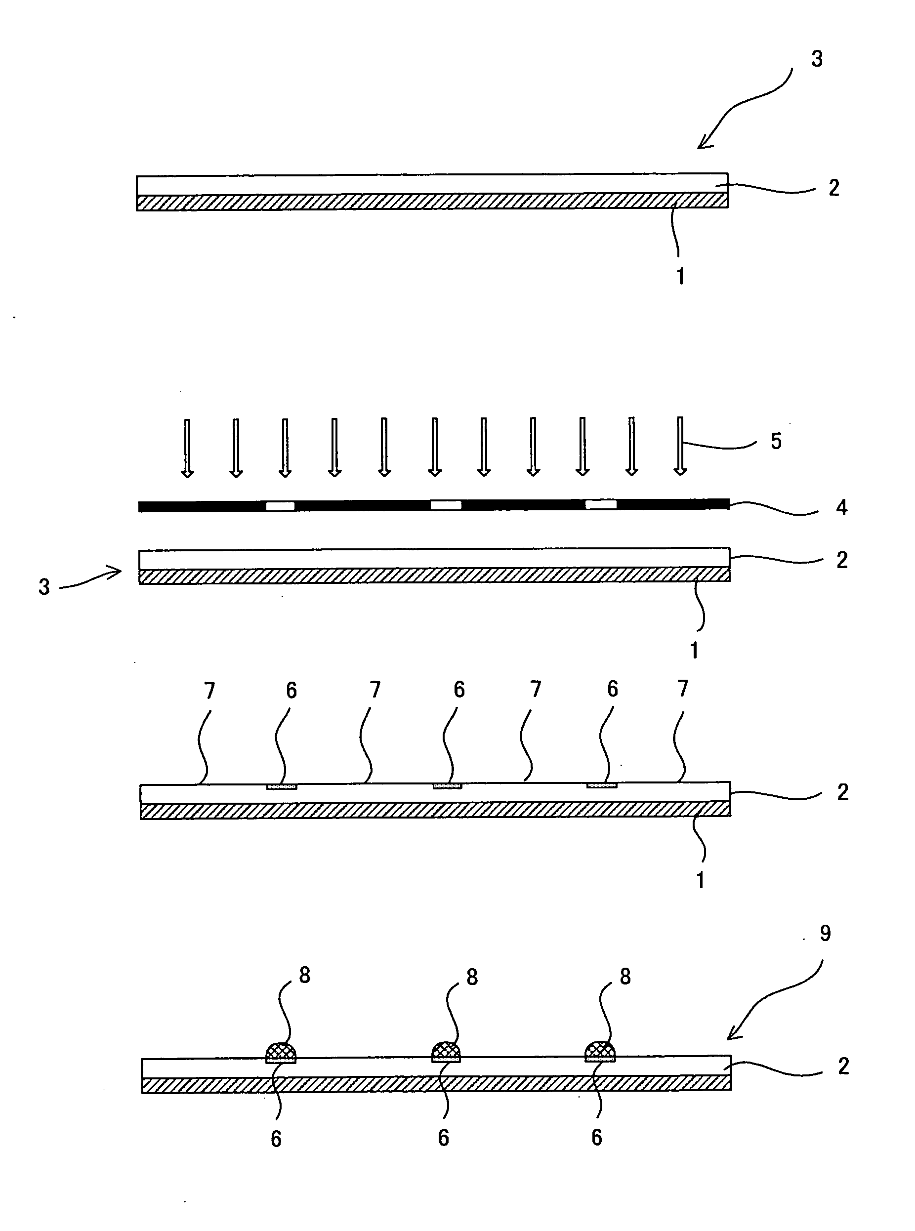 Method for manufacturing conductive pattern forming body