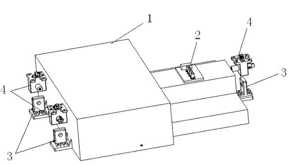 Mounting structure of battery of electric vehicle