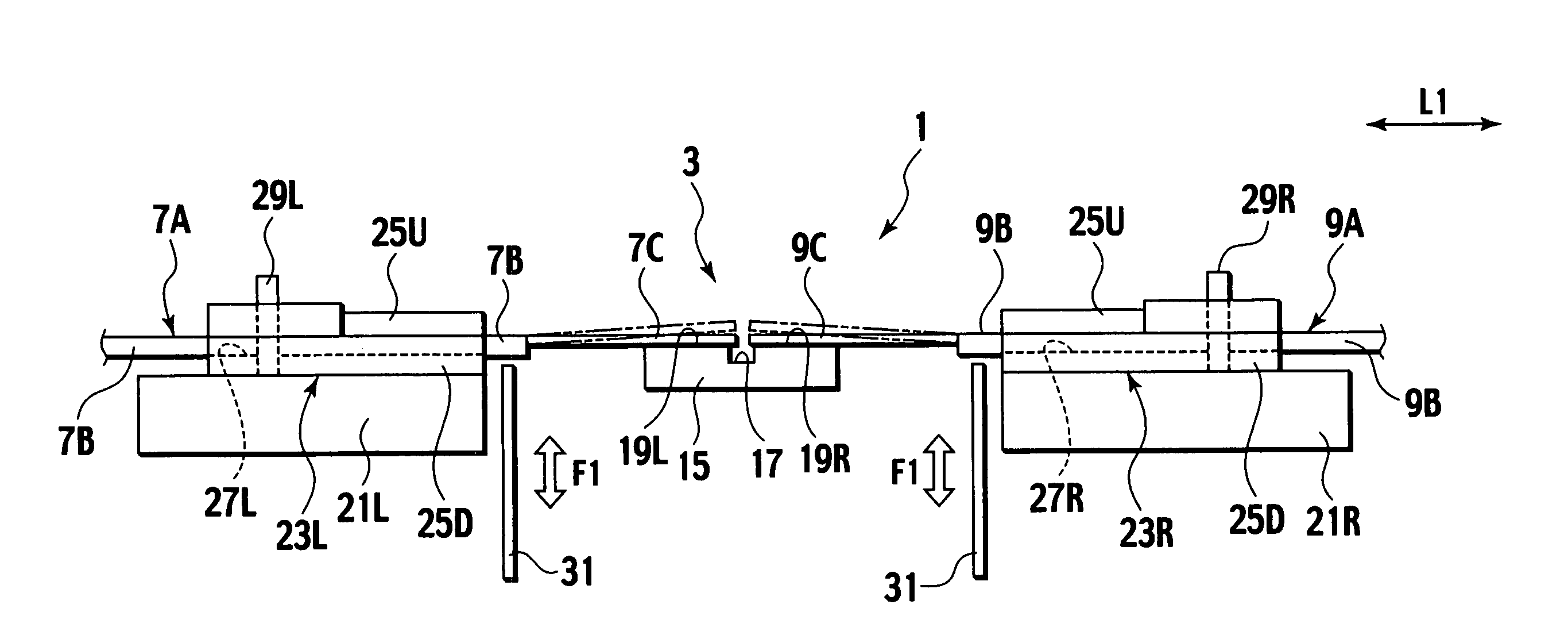 Method of aligning optical-fibers, optical-fiber alignment device, and optical-fiber fusion splicer