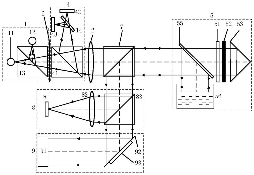 Dual-light source high-precision anti-interference and large working distance autocollimation device and method based on absolute angle measurement