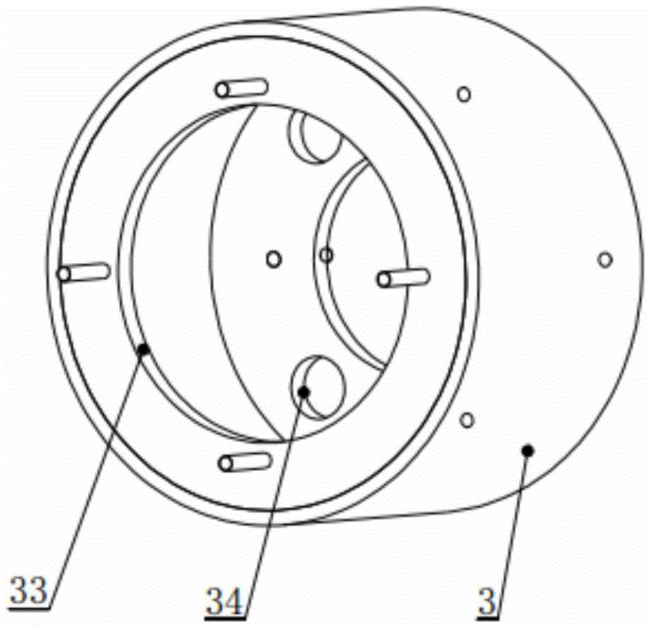 Gas mixing device of burner