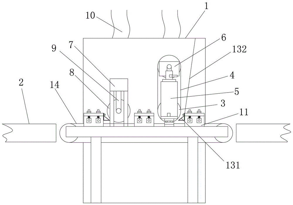 A kind of wood-plastic sanding machine