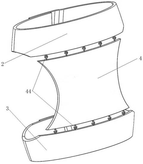 Abdominal respiration monitoring training device