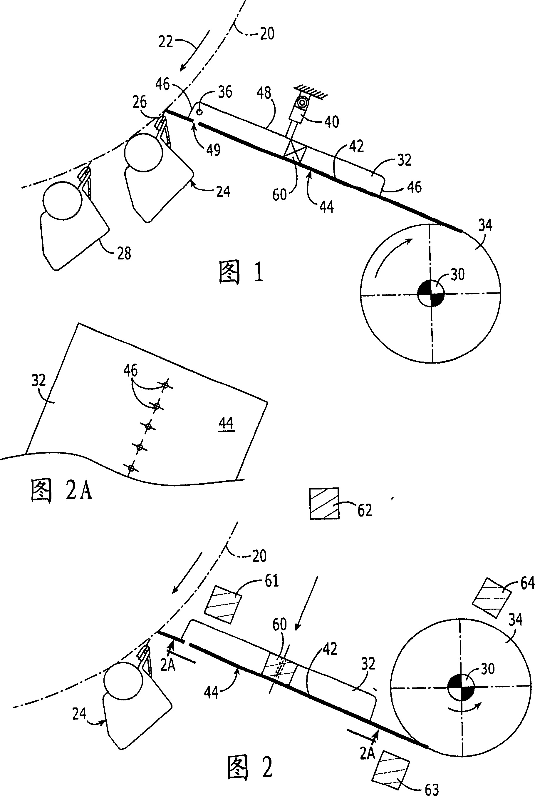 Measuring arrangements in a shortened dry end of a tissue machine