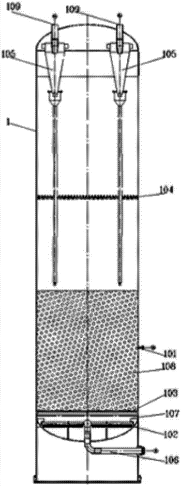 Decomposition and denitration system of fluidized bed type urea and its derivative and process thereof