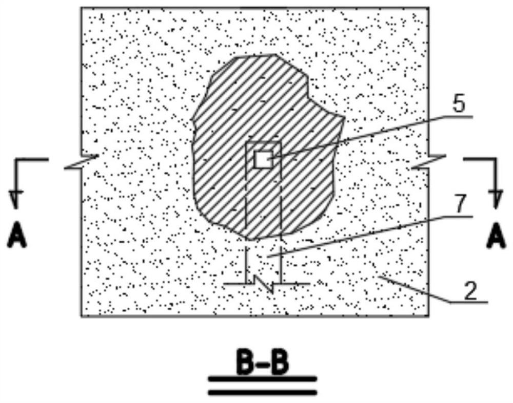 A method for in-situ collapse and recovery of tall and large point columns