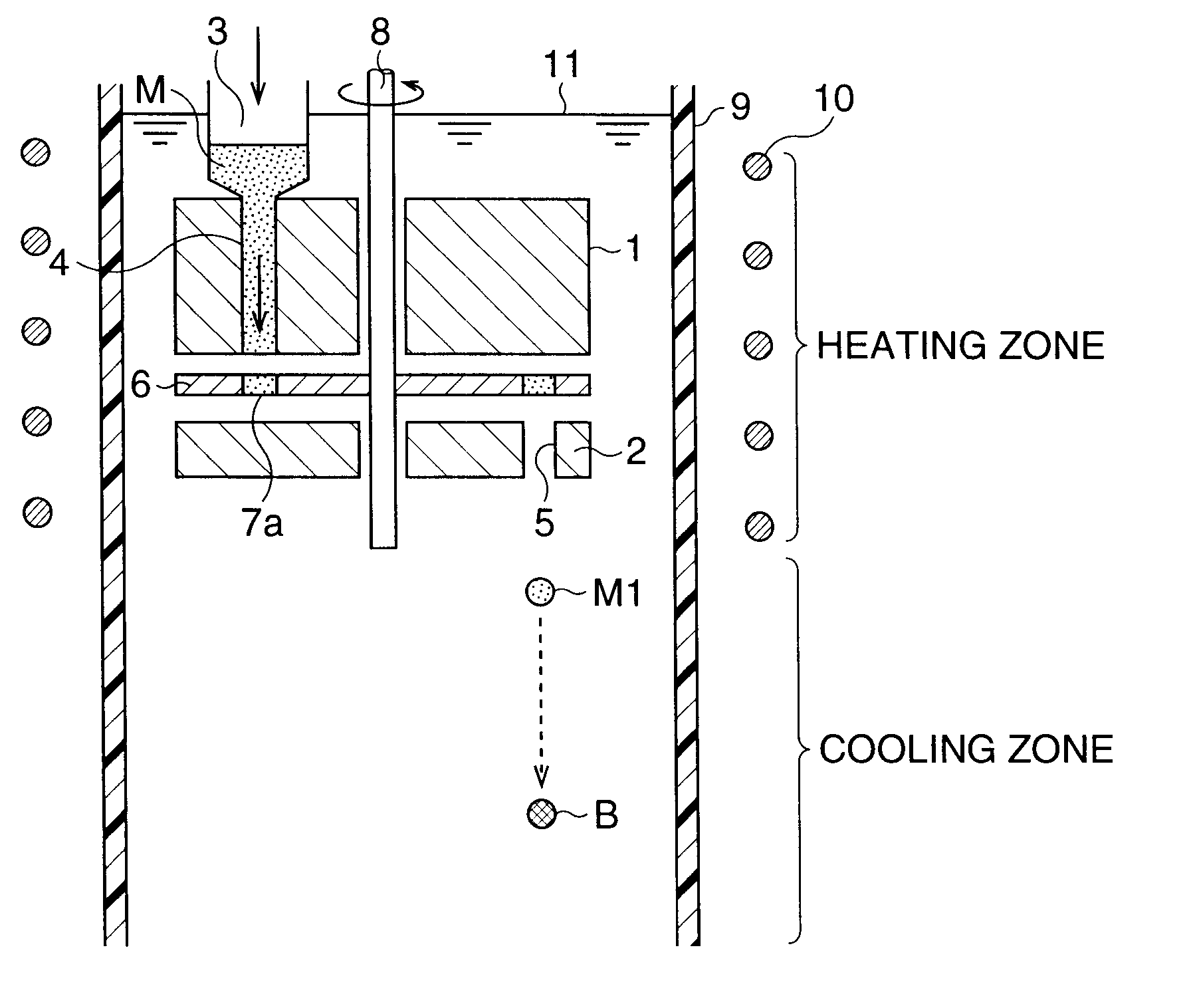 Method and apparatus for manufacturing minute metallic sphere