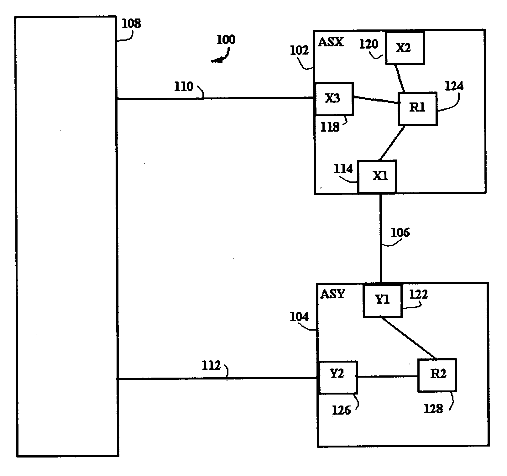 Constructing a repair path in the event of failure of an inter-routing domain system link