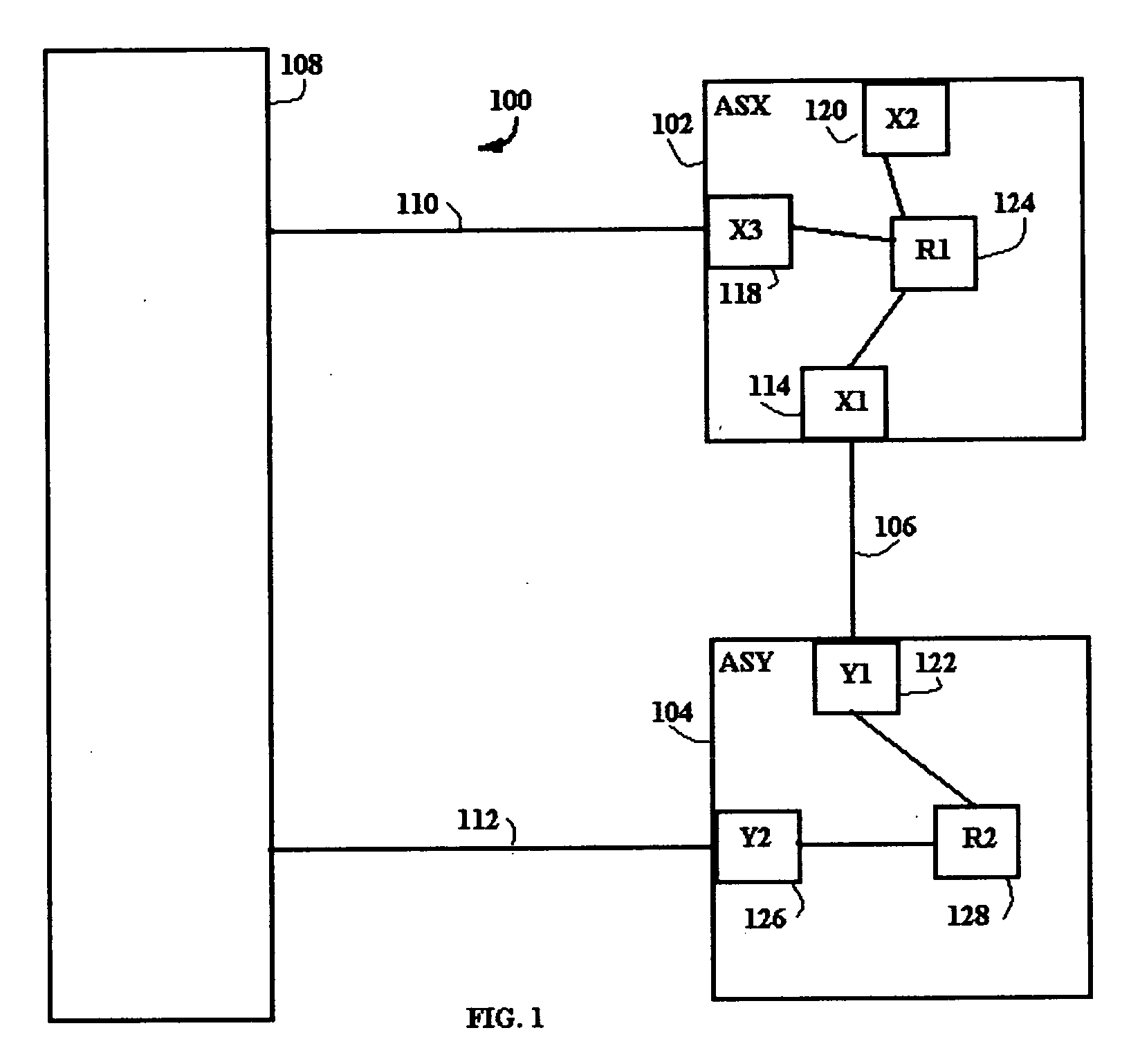 Constructing a repair path in the event of failure of an inter-routing domain system link