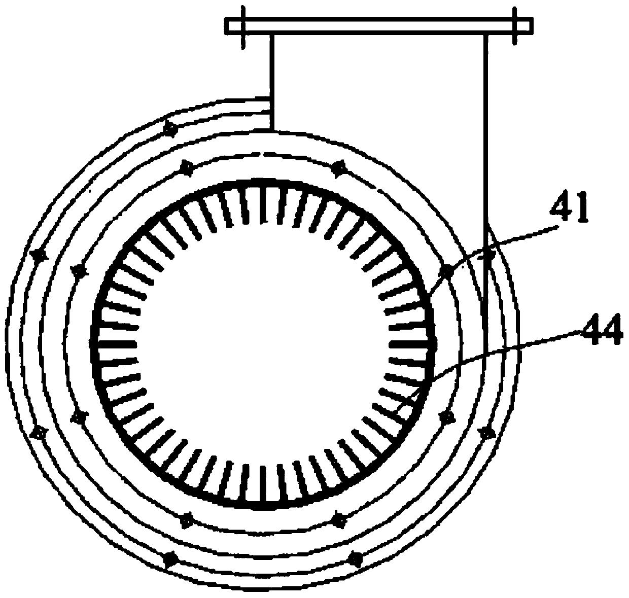 Production device for industrial kiln