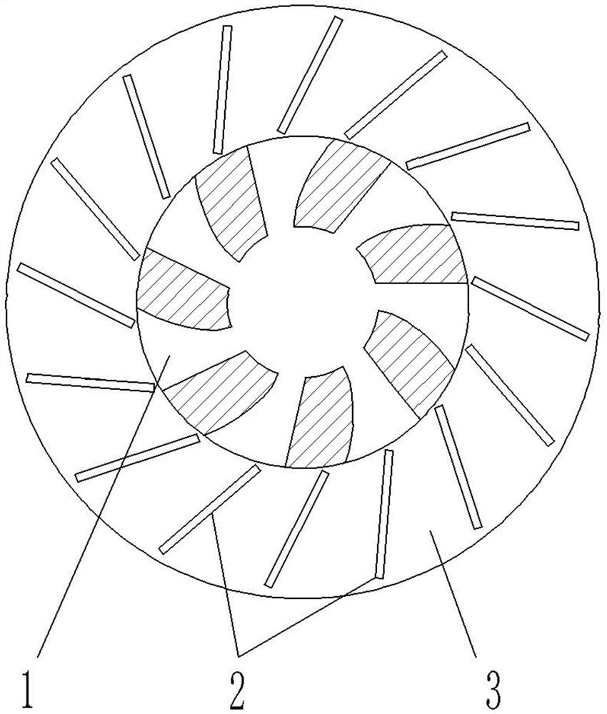 Centrifugal contra-rotating air pump with two ends axially feeding air