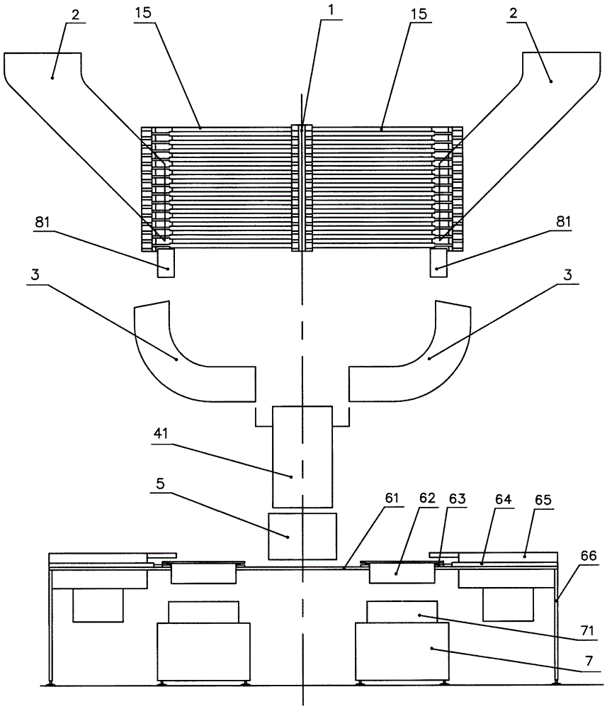 Nail automatic packaging machine