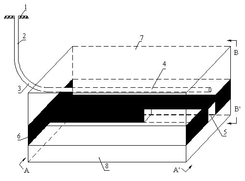 Method for pre-pumping coal roadway stripe gas of single soft protruded coal seam of unexploited area