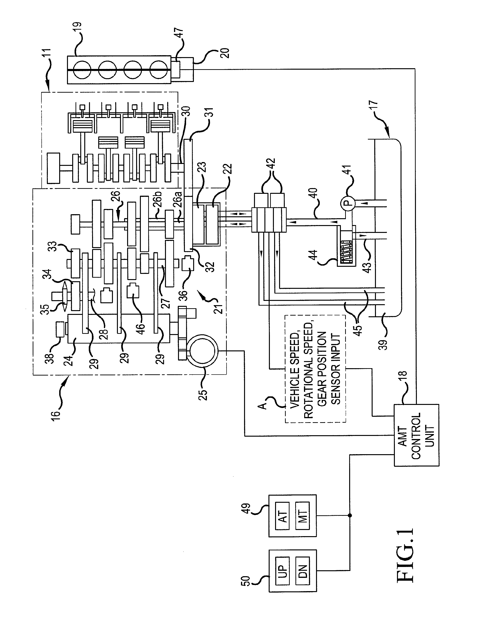 Clutch control system for transmission