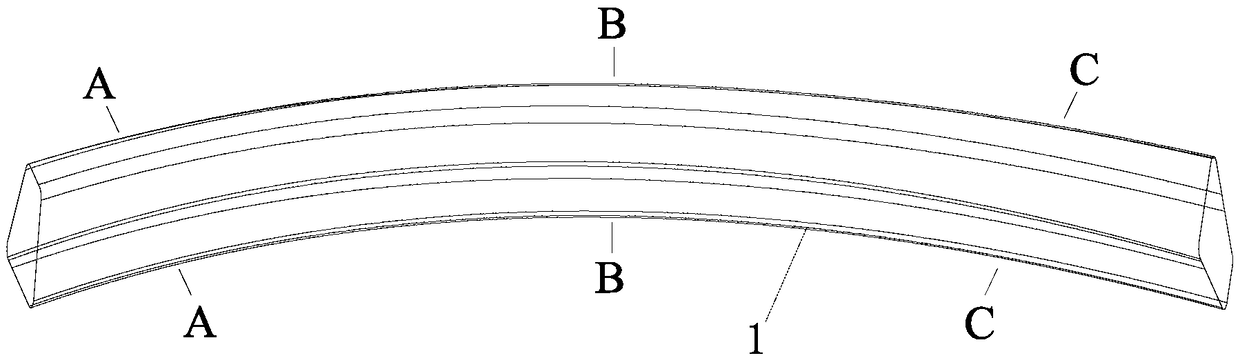 Axial differential-pressure heat-state internal-pressure forming method of special-shaped variable-cross-section pipe fitting