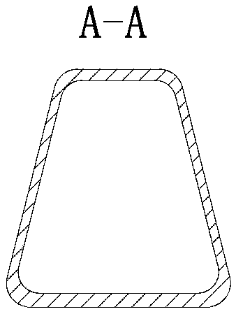 Axial differential-pressure heat-state internal-pressure forming method of special-shaped variable-cross-section pipe fitting