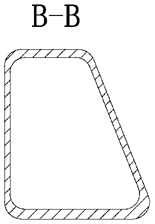 Axial differential-pressure heat-state internal-pressure forming method of special-shaped variable-cross-section pipe fitting