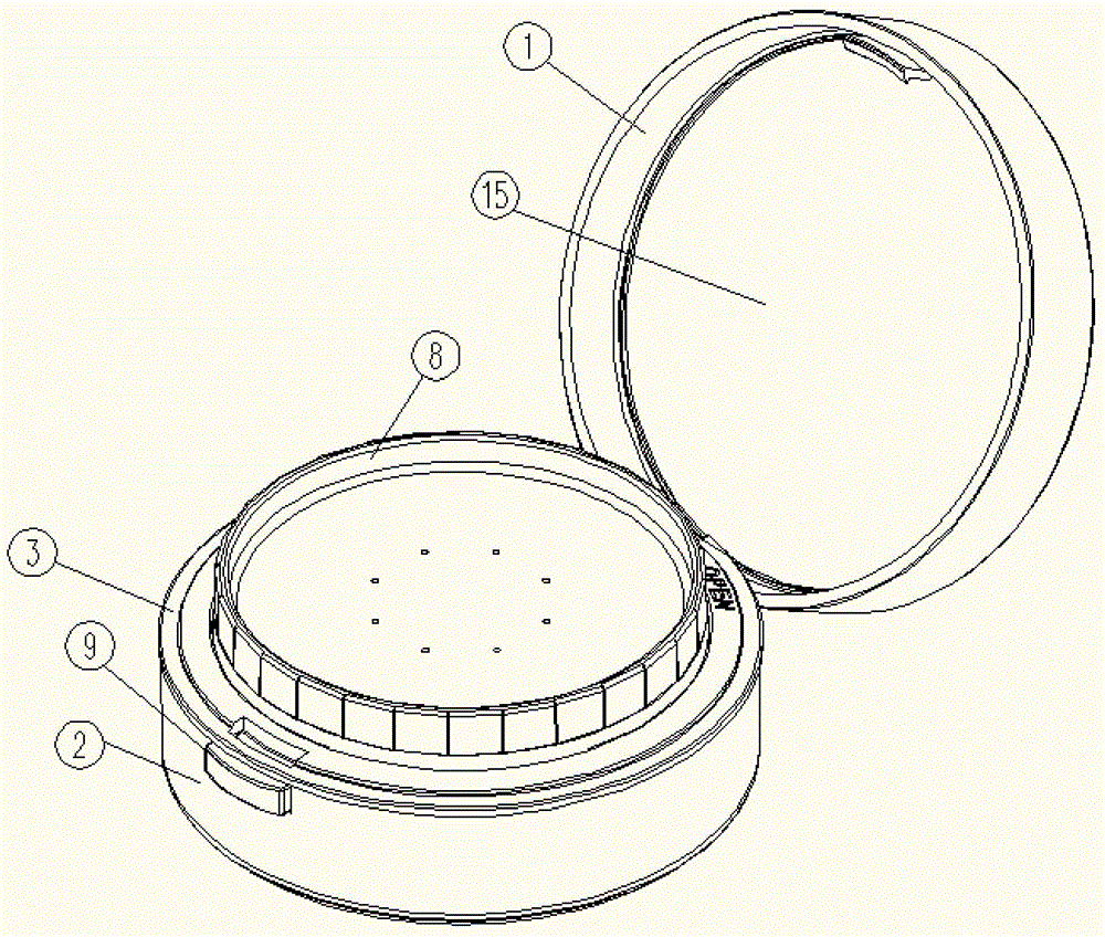 Vacuum pump cosmetic container