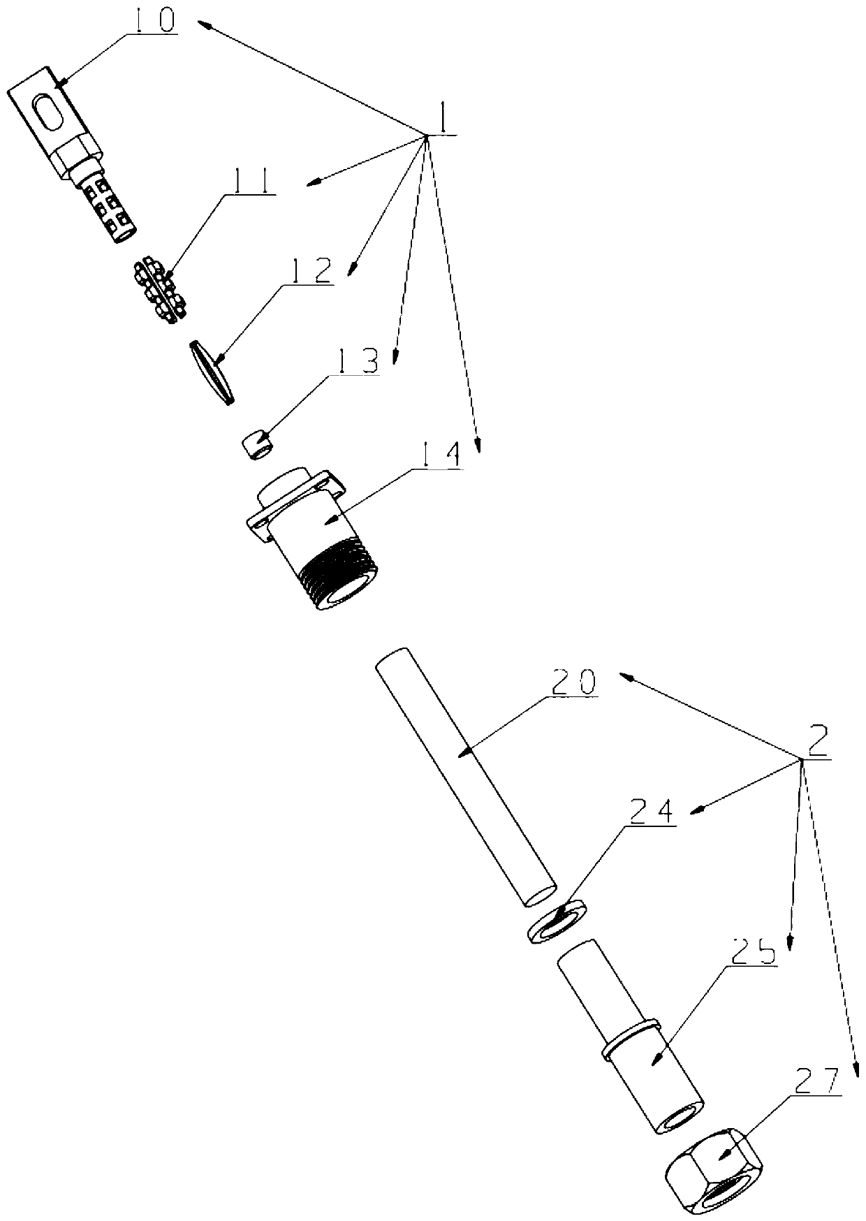 Quick-plug type energy storage connector