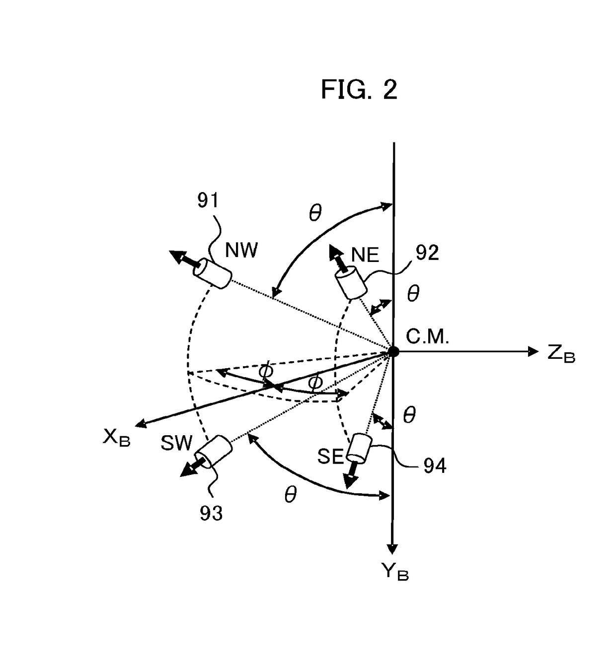 Orbit control device and satellite