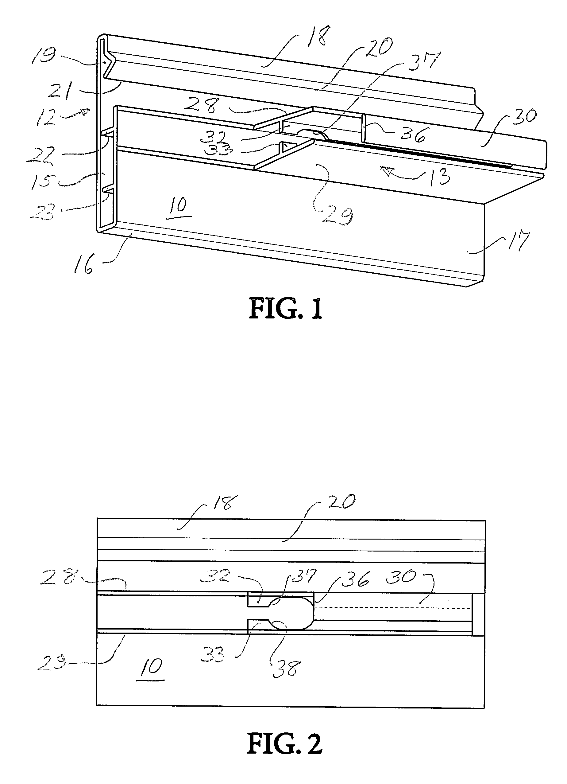 Label holder for merchandise display hooks and method of making same