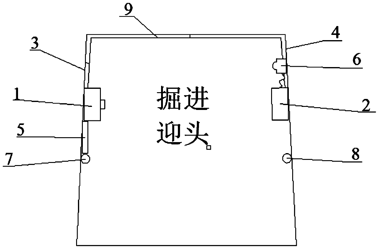 Outburst pre-warning device and method of coal mine driving face based on infrared ray