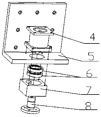 Cloth pressing and rotating mechanism of full-automatic sewing unit