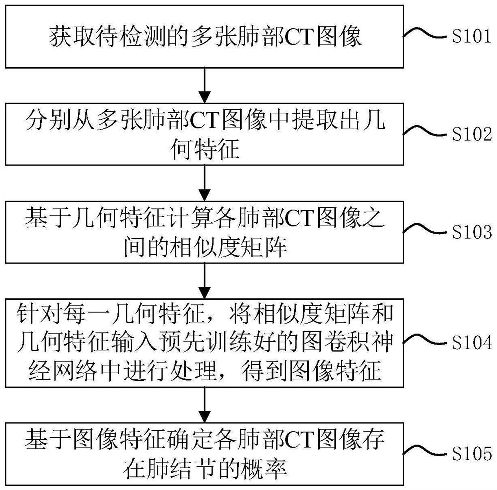 Pulmonary nodule detection method and device, model training method and device, equipment and medium