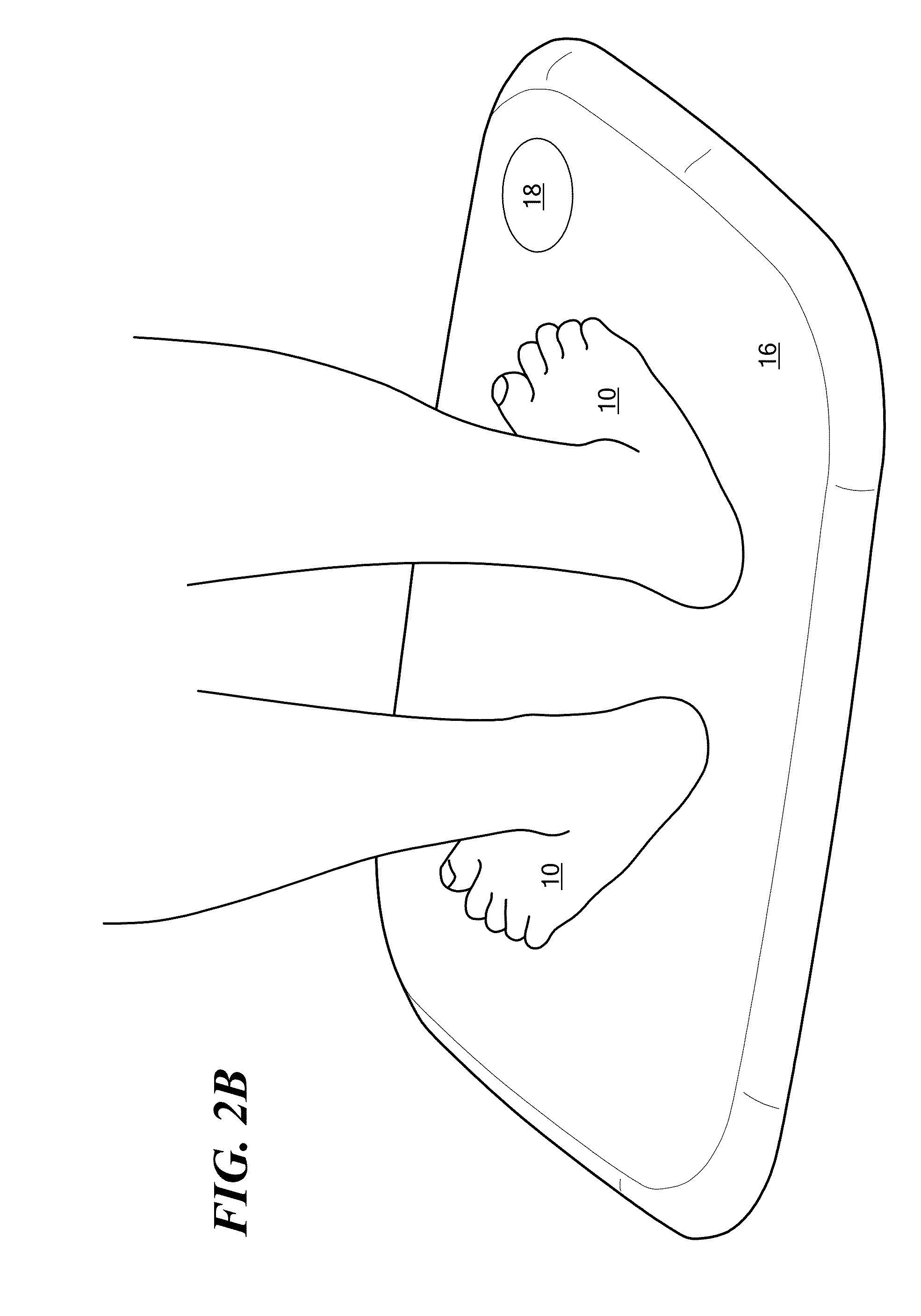 Apparatus for measuring temperature distribution across the sole of the foot