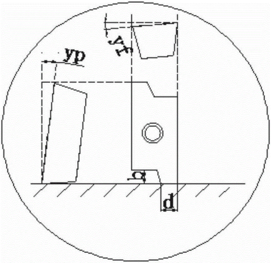 Tool and method for machining shaft head hole of machine frame