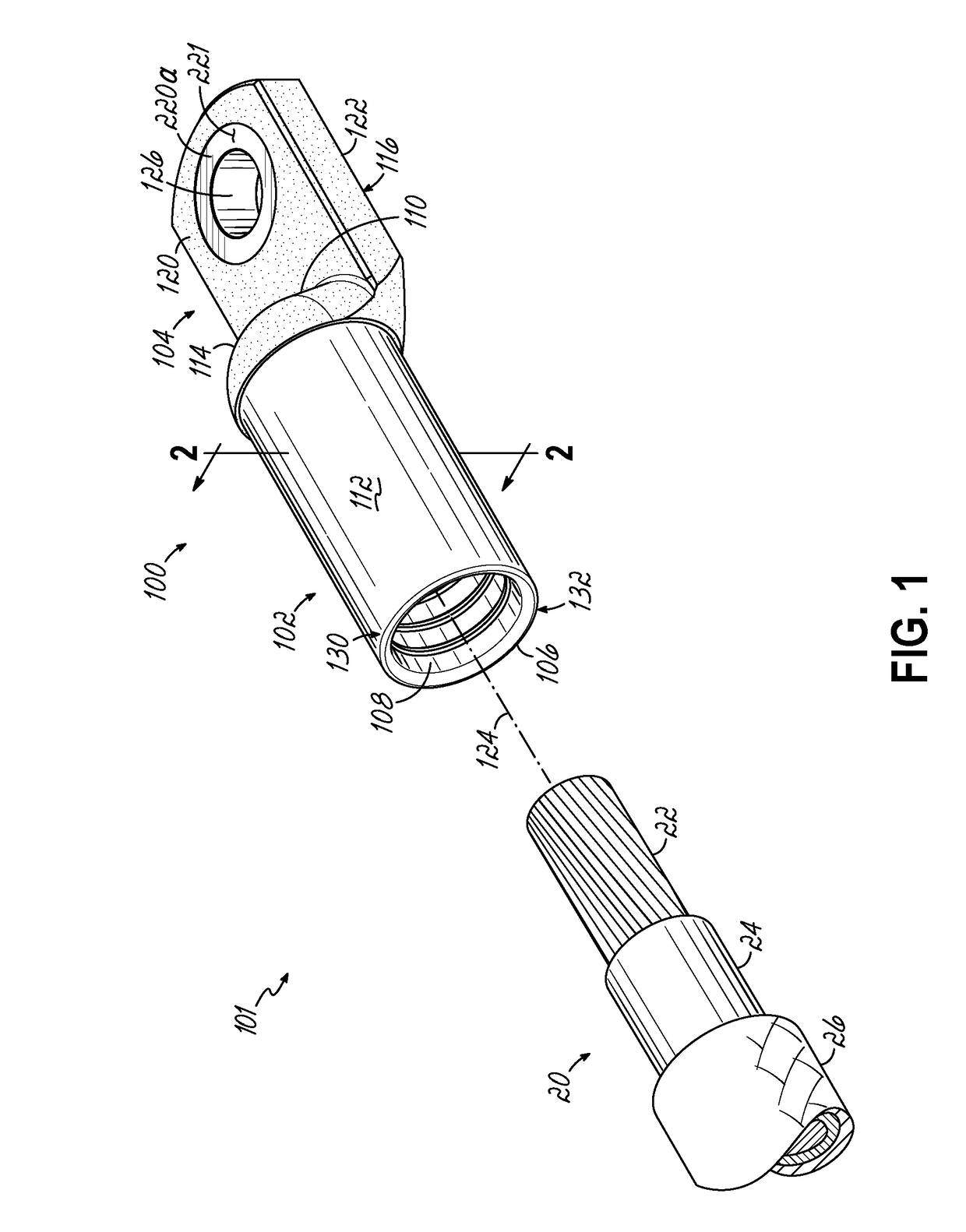 Arc resistant power terminal