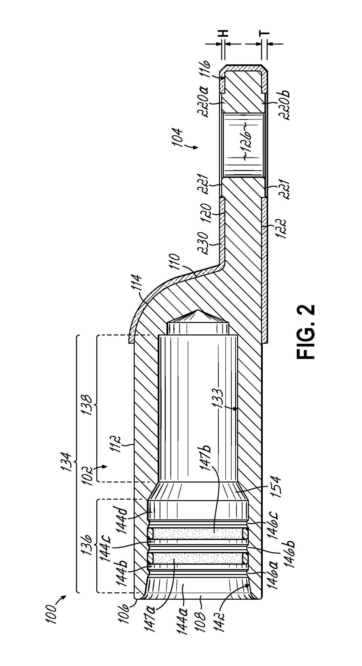 Arc resistant power terminal