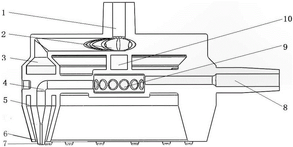 Multi-nozzle module based on 3D (three-dimensional) printing and device and technique for large-scale production of particles