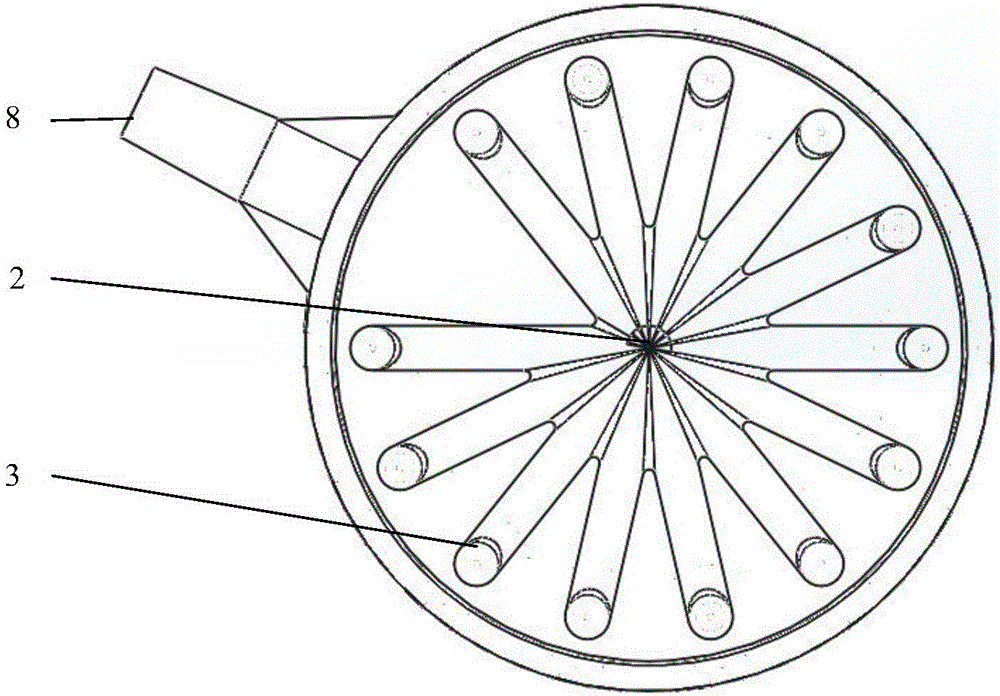 Multi-nozzle module based on 3D (three-dimensional) printing and device and technique for large-scale production of particles