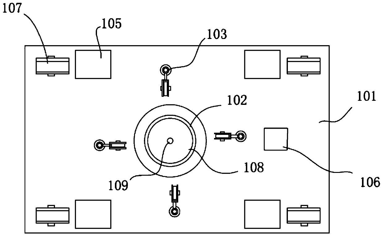 Steam-curing car steering device for intelligent standard brick production