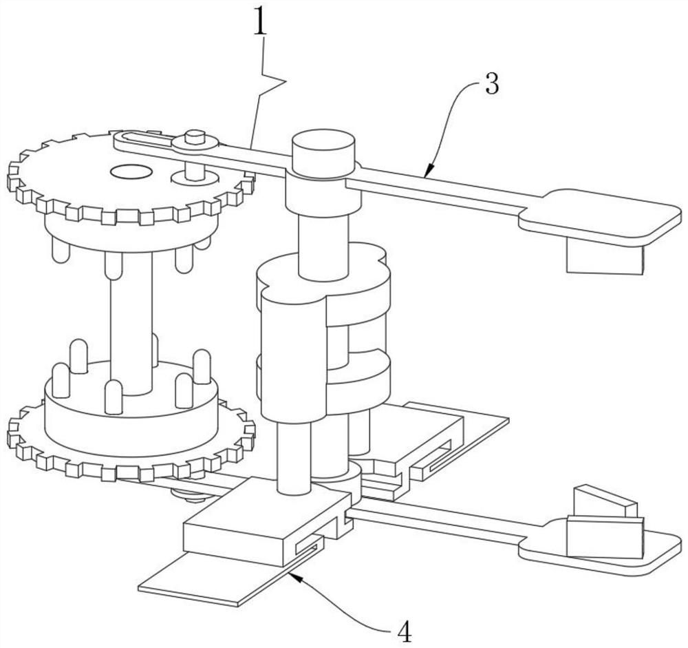 Double-drive type fixed torque driving component for machining