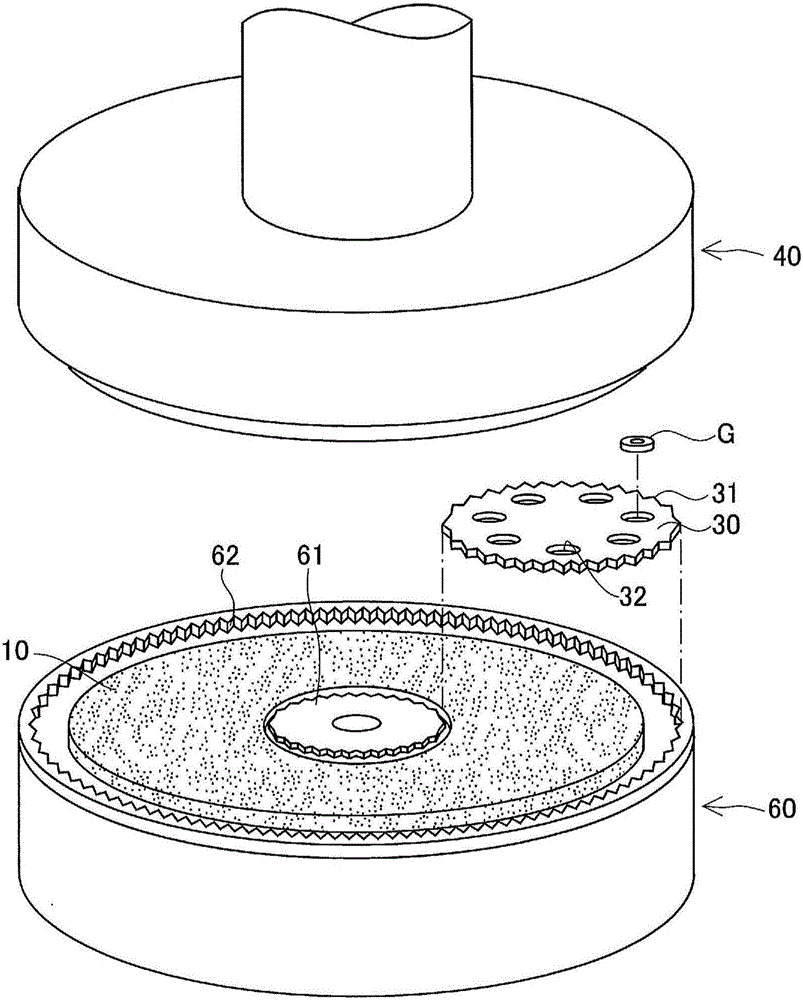 Carriers for polishing, manufacturing method for carriers for polishing, and magnetic disc substrate manufacturing method