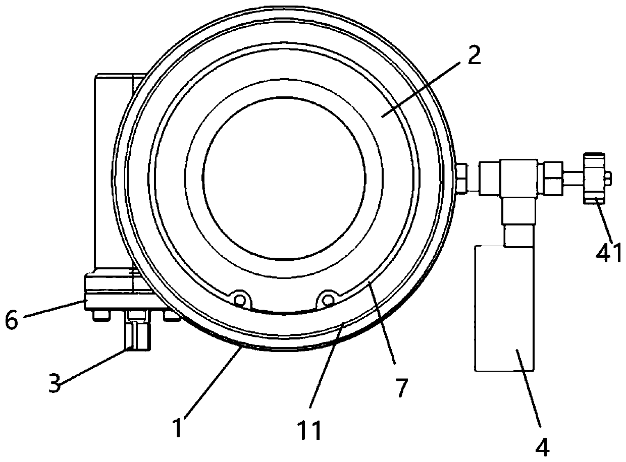 Adjustable pressure reducing pore plate