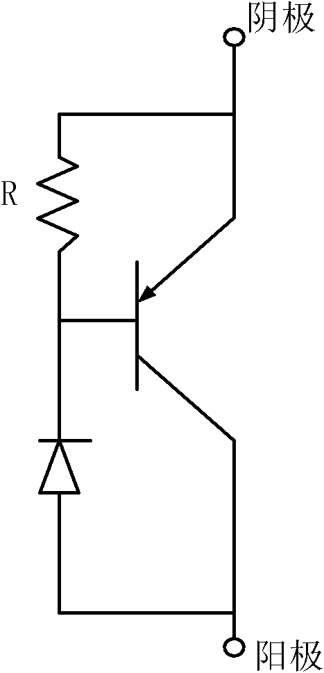 High-robustness back biased diode applied to high-voltage static protection