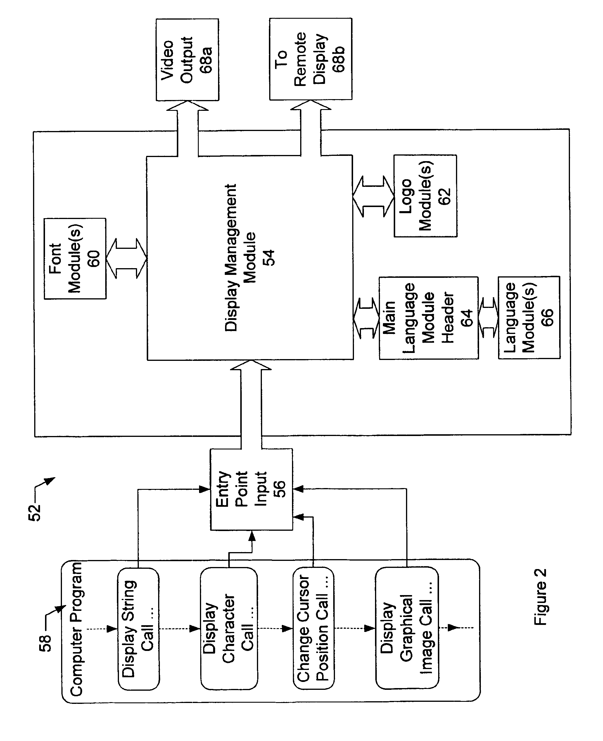 Systems, methods, and computer program products for managing the display of information output by a computer program