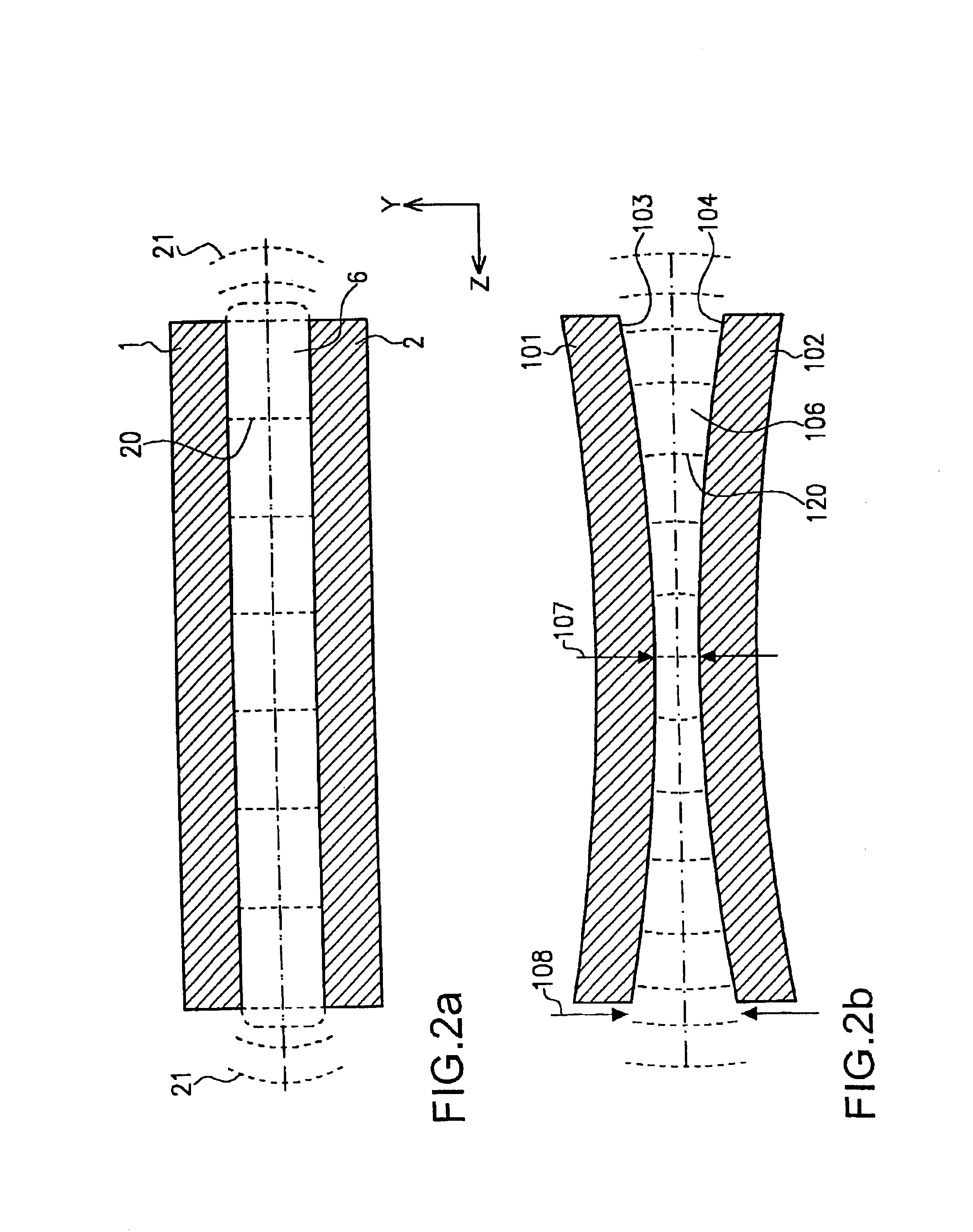 High power slab type gas laser