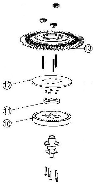 Disassembling die