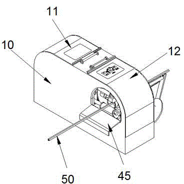 Wire harness adhesive tape winding machine