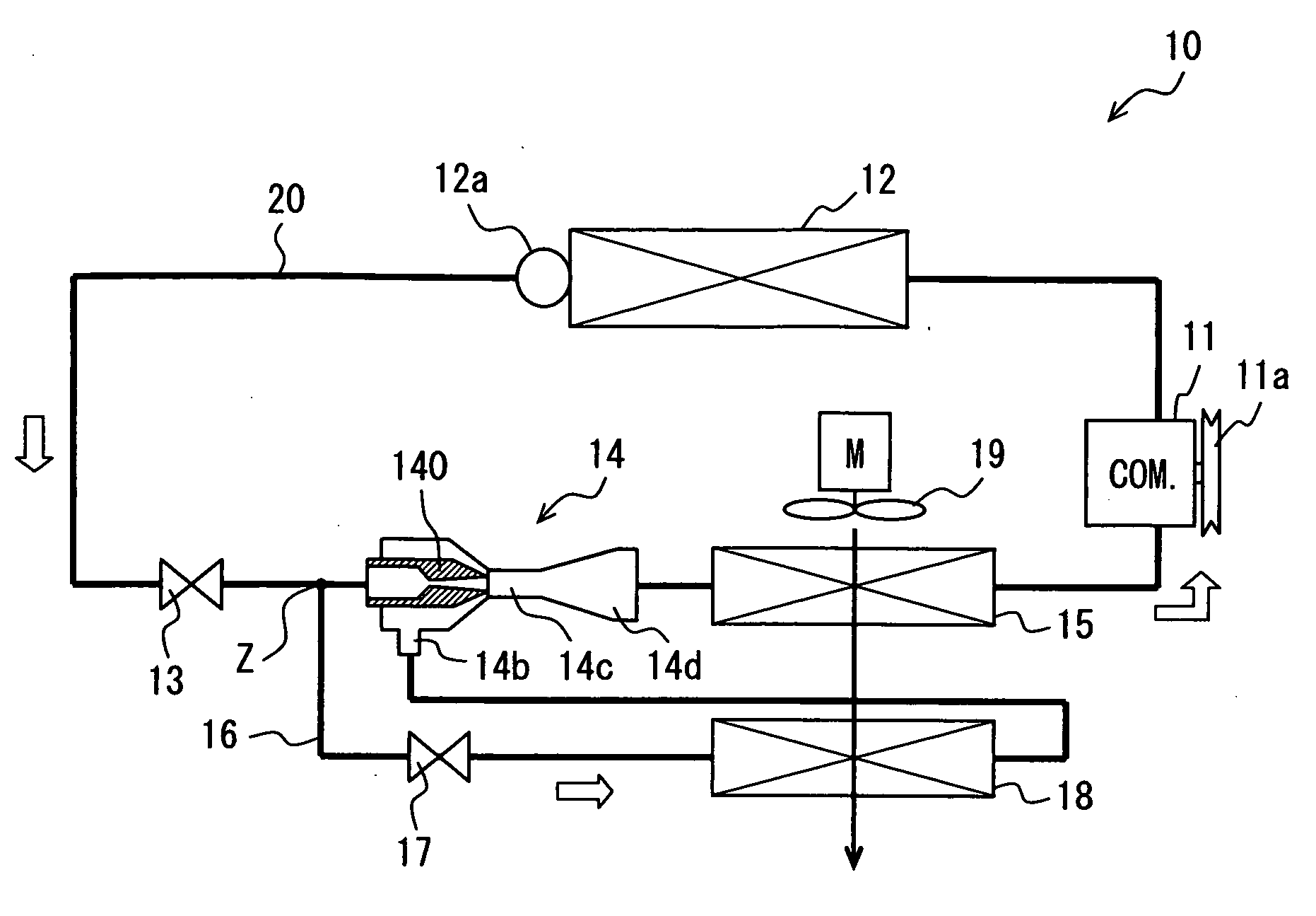 Ejector device and refrigeration cycle apparatus using the same