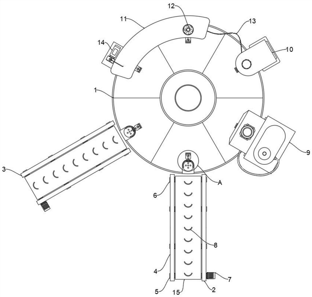 Sealing and conveying device for filling equipment and using method