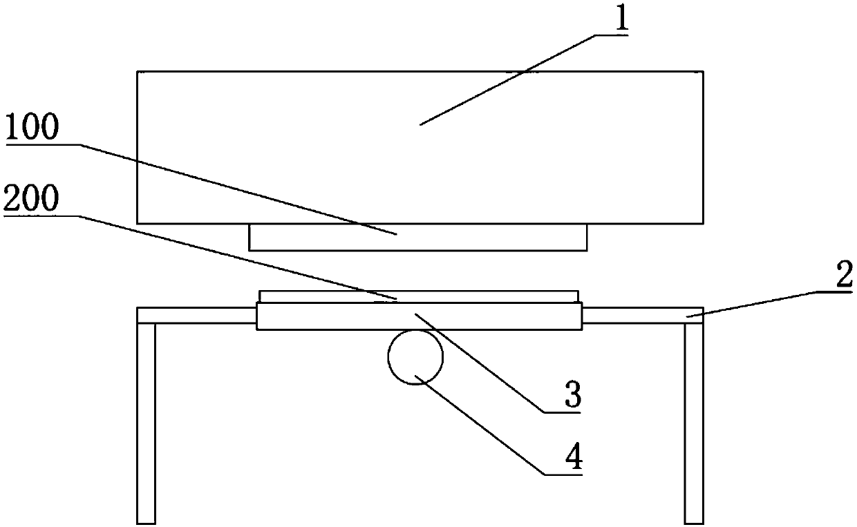 Optical cement bonding method and device