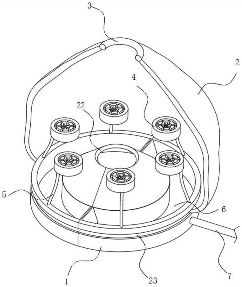 Device for collecting papain