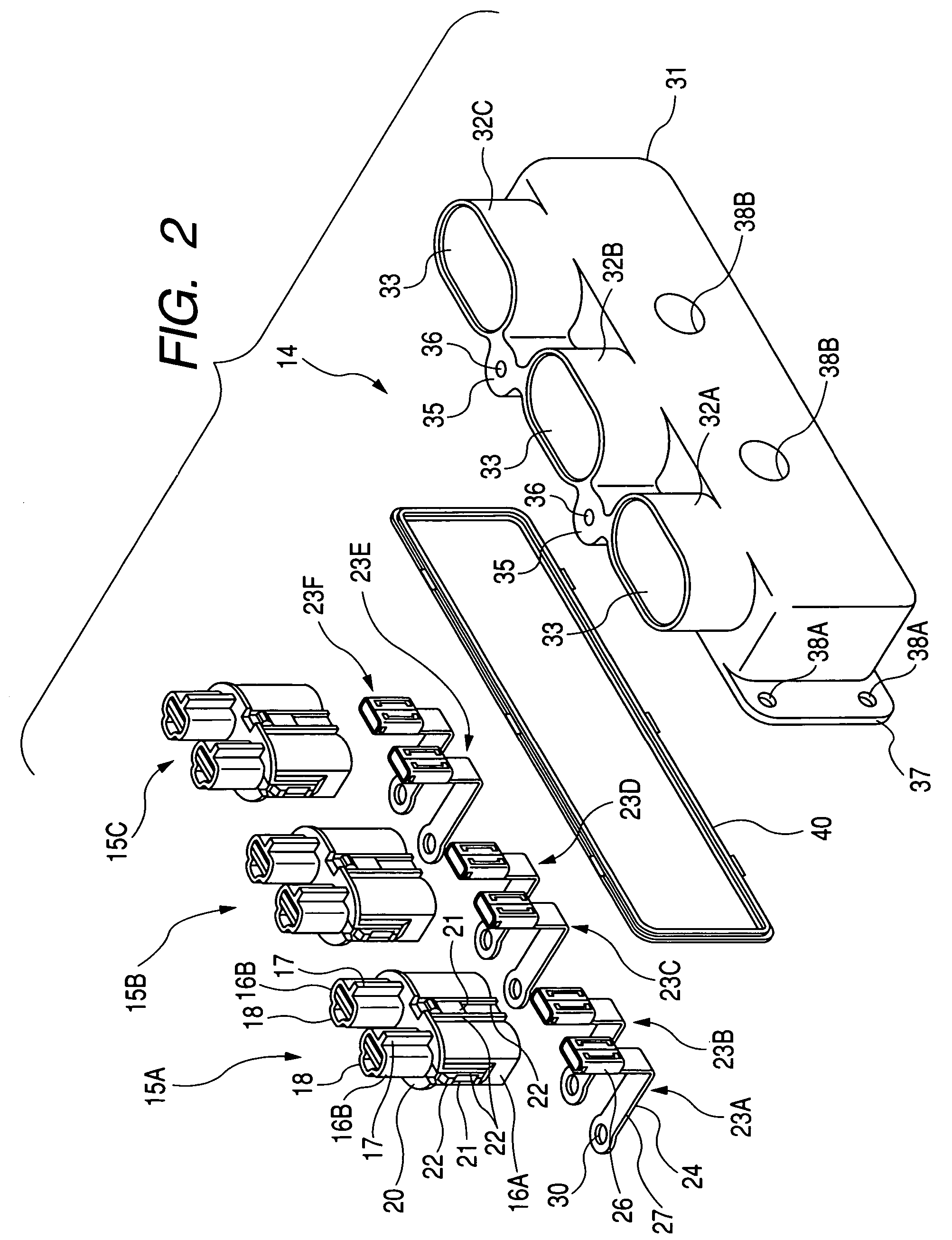 Connector for inverter